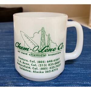 Vintage Chem-O-Lene Oil Field Chemical Advertising Mug Bakersfield Los Angeles